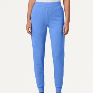 Jaanuu Ceil Blue Rubi Slim ULTRAsoft Scrub Jogger Pants XL Petite